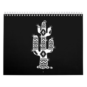 Aztec Cactus Graphic Kalender