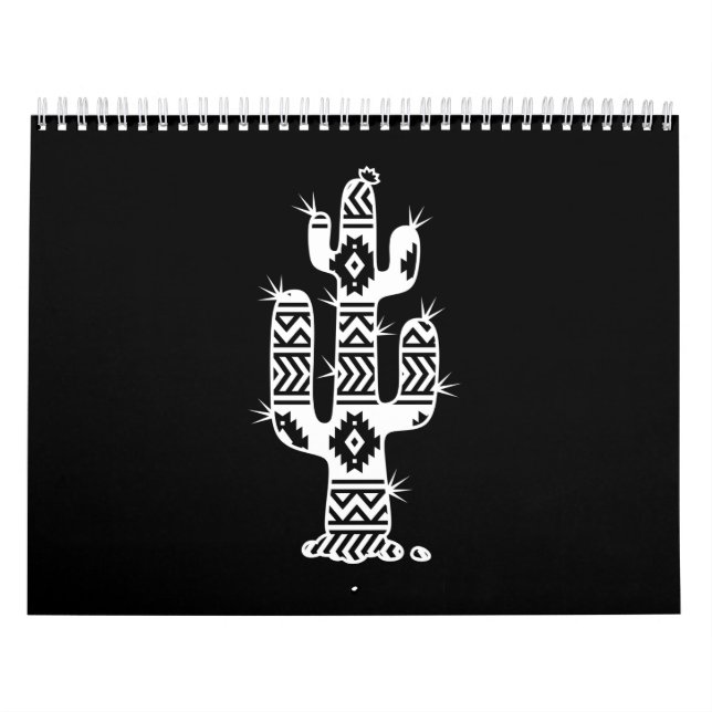 Aztec Cactus Graphic Kalender (Titelbild)