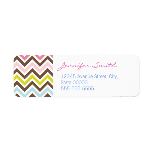 Aztec Colors - Chic Zickzack Zigzag Muster (Vorne)