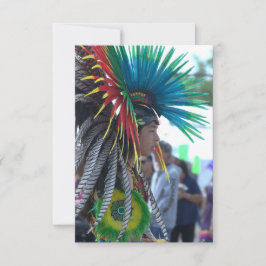 Aztec Dancer Dankeskarte