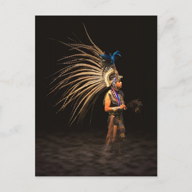 Aztec Dancer Postkarte (Vorderseite)