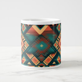 Aztec Design Coffee Cup Jumbo-Tasse