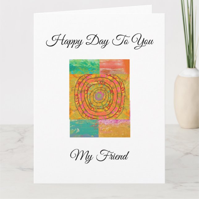 Aztec Design Karte (Vorderseite)