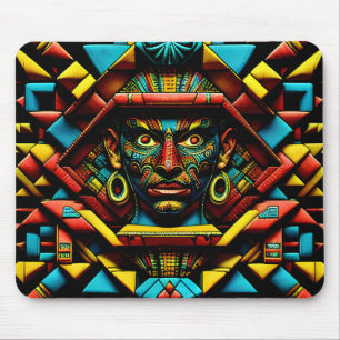 Aztec Design Muster Drei Mousepad