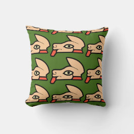 Aztec Design Pillow Tochtli oder Rabbit Kissen