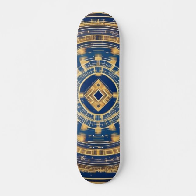 Aztec Design Skateboard (Vorne)