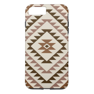 Aztec-Diamant-Muster-Design Braun+Creme Case-Mate iPhone Hülle