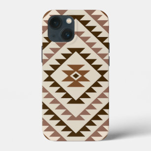 Aztec-Diamant-Muster-Design Braun+Creme Case-Mate iPhone Hülle