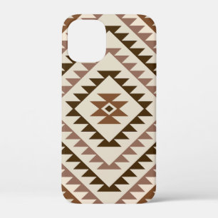 Aztec-Diamantmuster-Design Braun+Creme Case-Mate iPhone Hülle