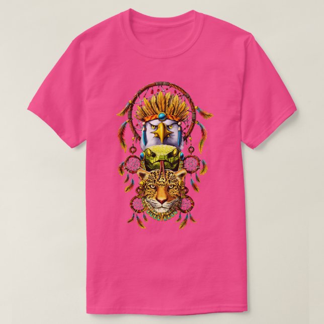 Aztec Dreamcatcher T-Shirt (Design vorne)