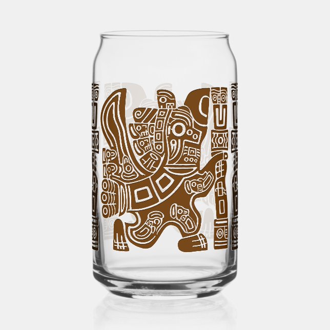 Aztec Eagle Guerrier Tribal Art antique (Recto)