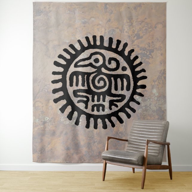 Aztec Eagle Wandteppich (Beispiel)
