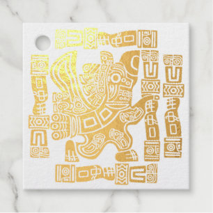 Aztec Eagle Warrior Tribal Alte Kunst Geschenkanhänger