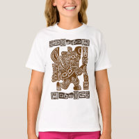Aztec Eagle Warrior Tribal Alte Kunst