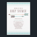 Aztec | Einladung der Babydusche<br><div class="desc">©Fine & Dandy Paperie</div>
