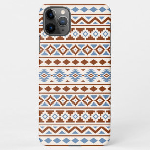 Aztec Essence Muster II Rust Blue Creme iPhone 11Pro Max Hülle