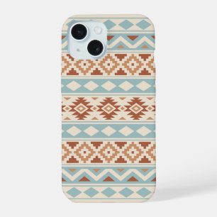 Aztec Essence Ptn III b Crème Terracottas Bleues