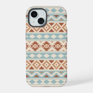 Aztec Essence Ptn III b Crème Terracottas Bleues