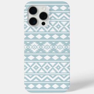 Aztec Essence Ptn III White on Duck Egg Blue Case-Mate iPhone Hülle