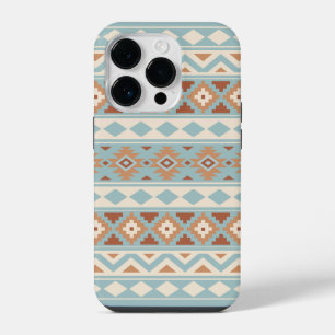 Aztec Essence Ptn IIIb Blue Cream Terracottas iPhone 14 Pro Hülle