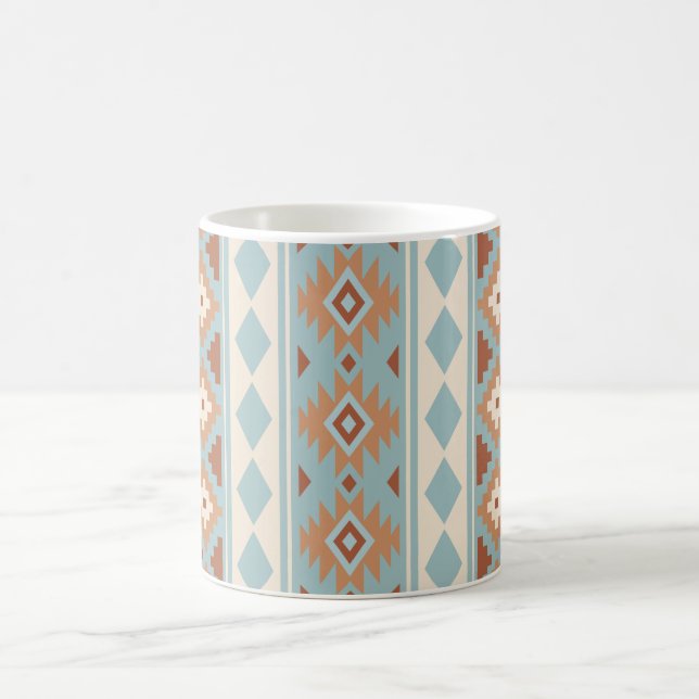 Aztec Essence V Ptn IIIb Blue Cream Terracottas Kaffeetasse (Mittel)