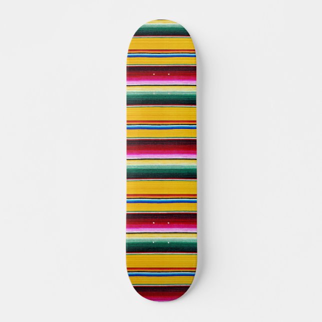 Aztec farblos gestrichen skateboard (Vorne)