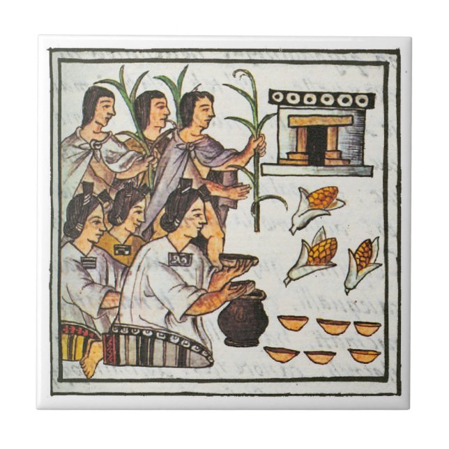 Aztec Food Fliese (Vorderseite)