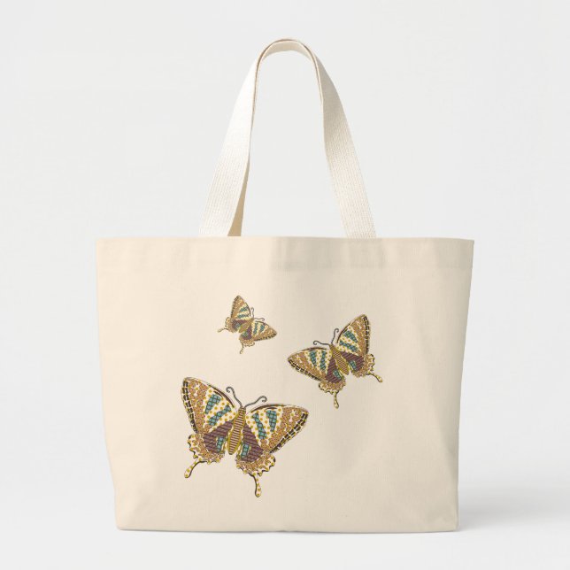 Aztec Frack Tote Bag Jumbo Stoffbeutel (Vorne)