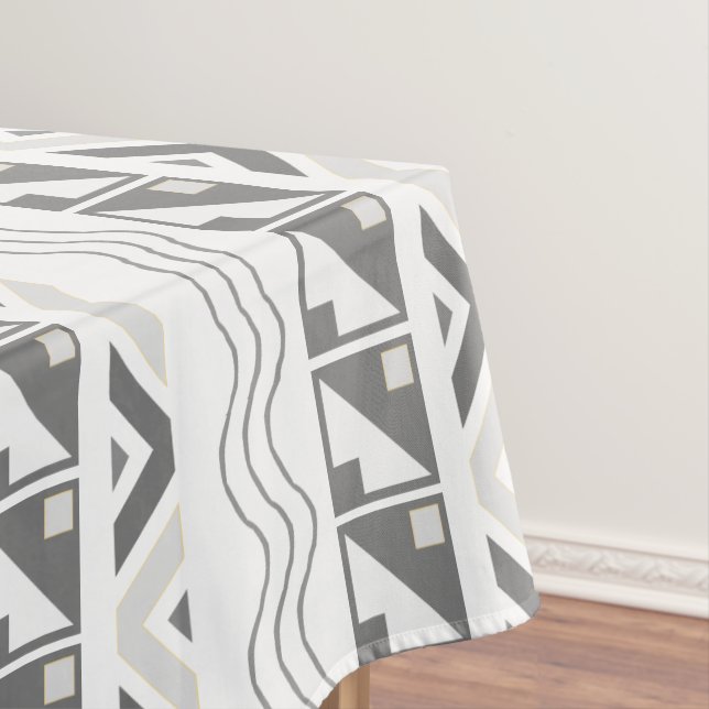 Aztec Geometric Abstraktes Muster Tischdecke (Beispiel)