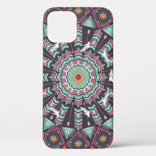 Aztec Geometric: farbiges Zirkelmuster Case-Mate iPhone Hülle
