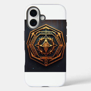 Aztec Hexagon iPhone 16 Hülle