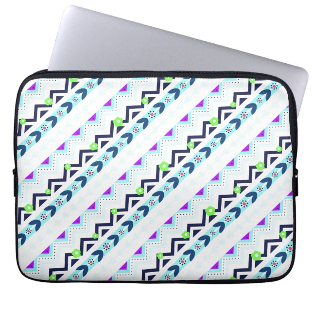 Aztec-Mädchen Laptopschutzhülle (Vorderseite)