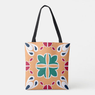 Aztec Marokko Mosaik Tile Elegant und Chic Design Tasche