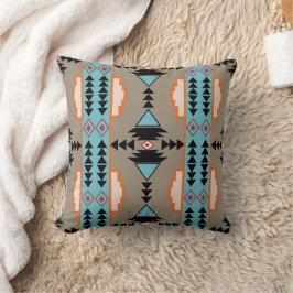Aztec Mexican Geometric Pattern Kissen