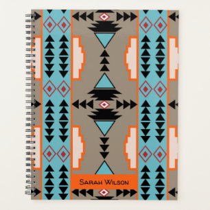 Aztec Mexican Geometric Pattern Planer