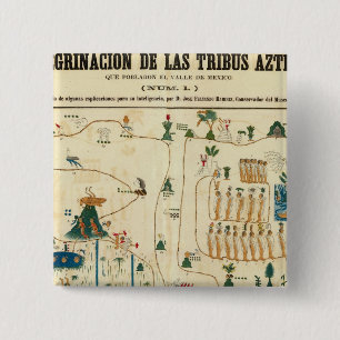 Aztec Mexiko-Tal 2 Button