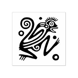 Aztec Monkey Art Rubber Briefmarke Gummistempel