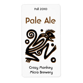 Aztec Monkey Home bière brassée Étiquettes