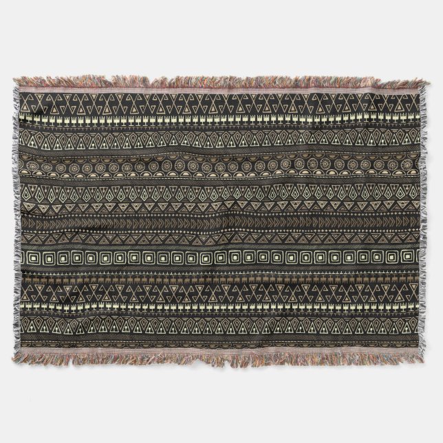Aztec Motif jette des couvertures (Devant)
