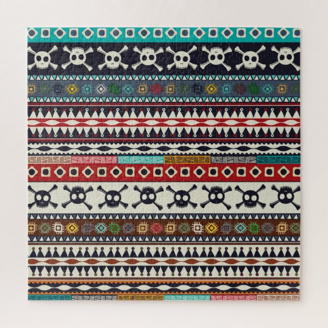 Aztec-Motiv, nahtloses Musterdesign (Vertikal)