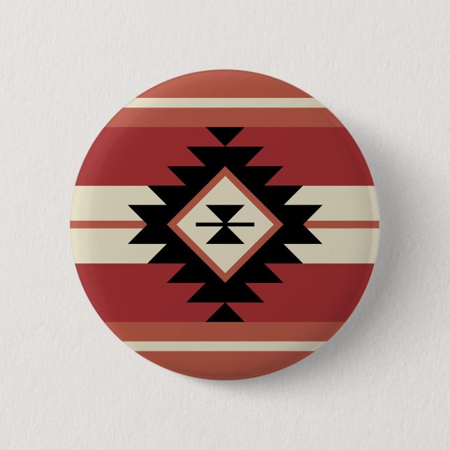 Aztec-Muster Button (Vorderseite)