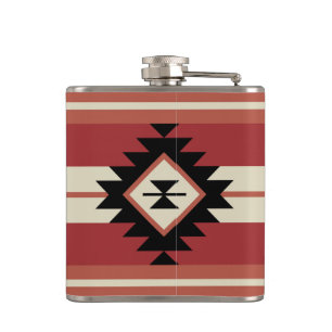 Aztec-Muster Flachmann