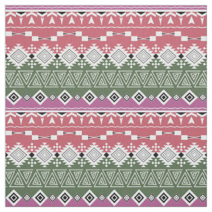 Aztec-Muster, gestreift. Stoff