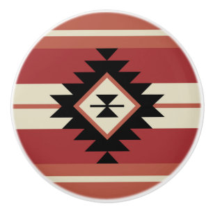 Aztec-Muster Keramikknauf