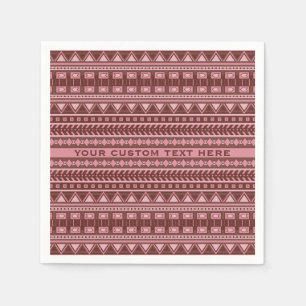 Aztec Muster kundenspezifische Papierservietten