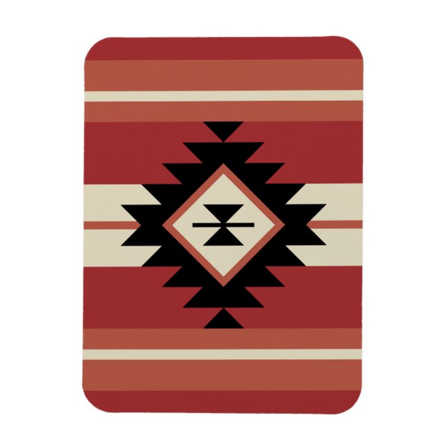 Aztec-Muster Magnet (Vertikal)