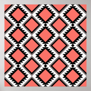 Aztec-Muster Poster