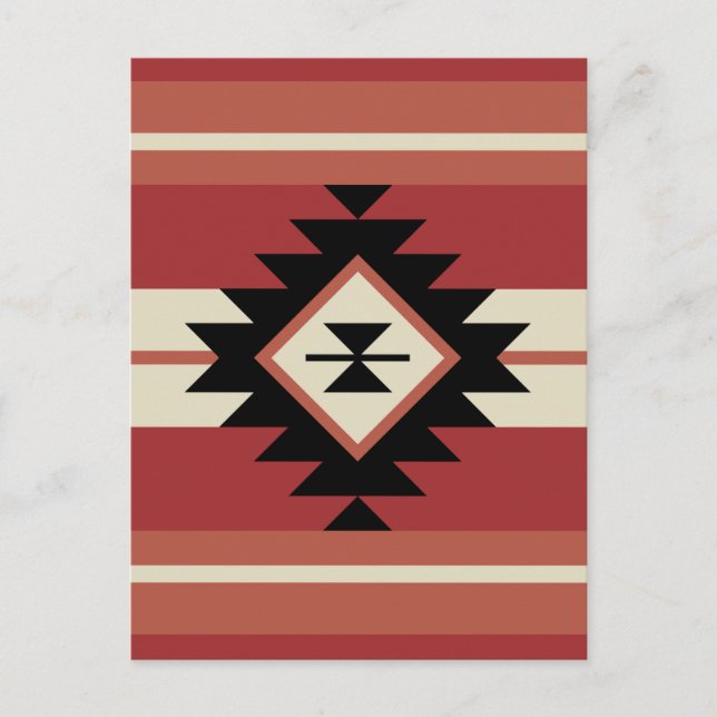 Aztec-Muster Postkarte (Vorderseite)