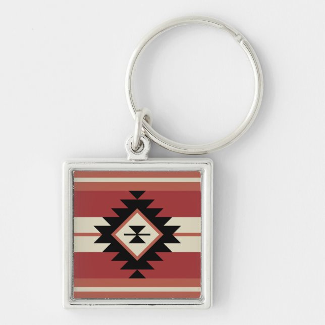 Aztec-Muster Schlüsselanhänger (Vorne)