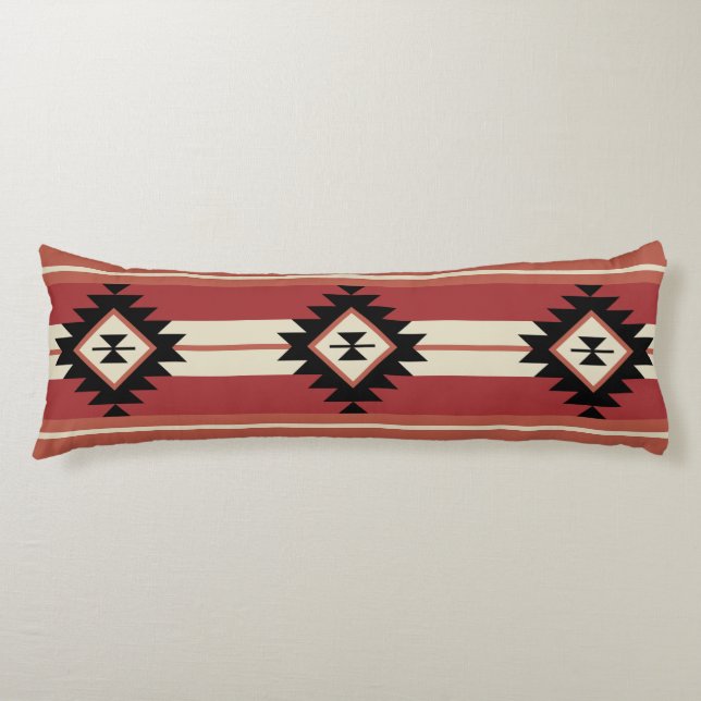 Aztec-Muster Seitenschläferkissen (Vorderseite)
